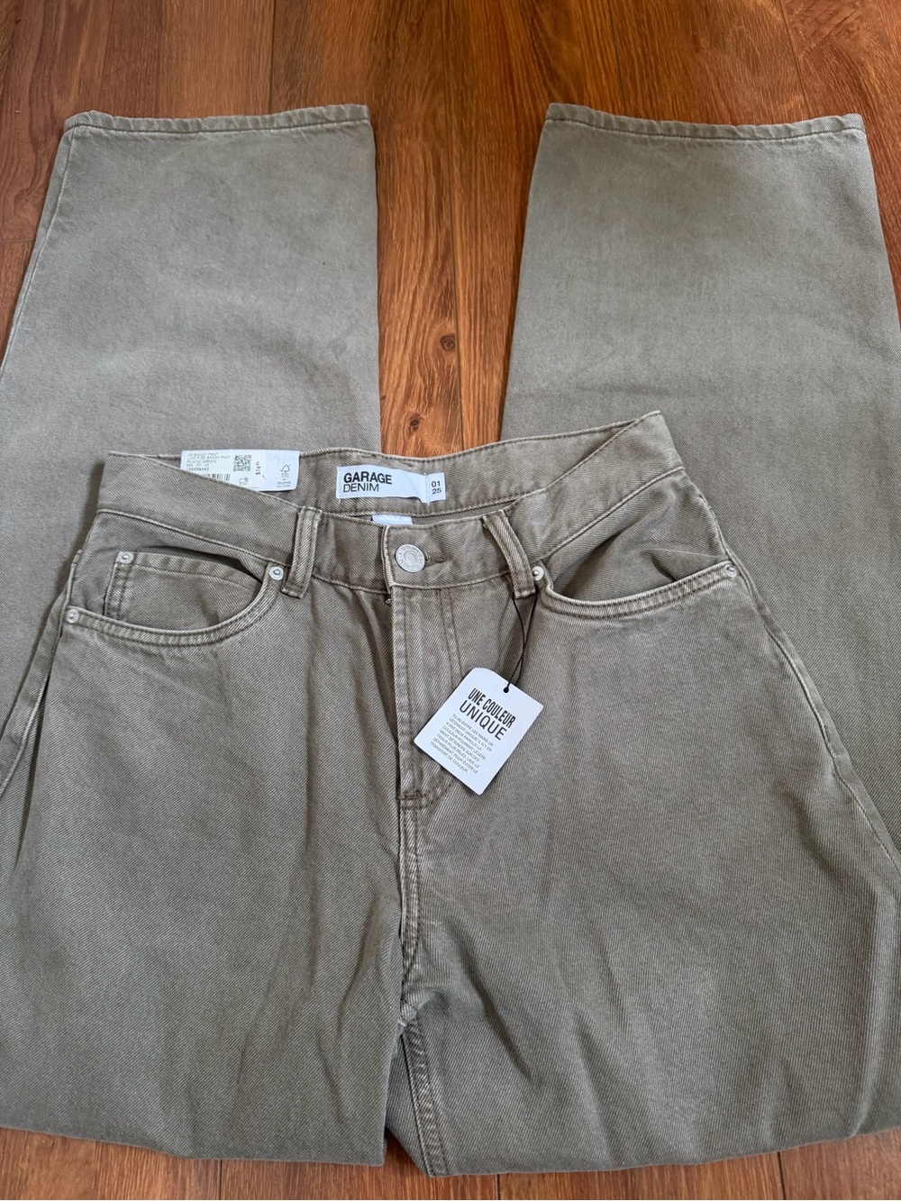 Garage Women's Khaki and Green Jeans